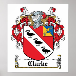Affiches Clarke Family Crest