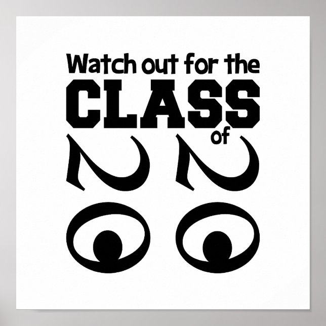 Affiches CLASSE DE 2020 poster, personnalisable (Devant)