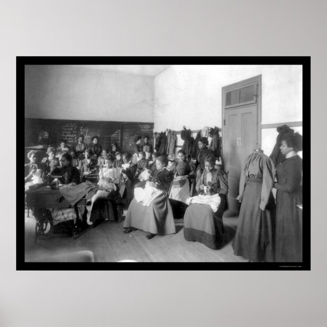 Affiches Classe de couture Howard University 1900 (Devant)