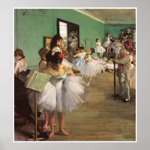 Affiches Classe de danse, 1874 - Edgar Degas