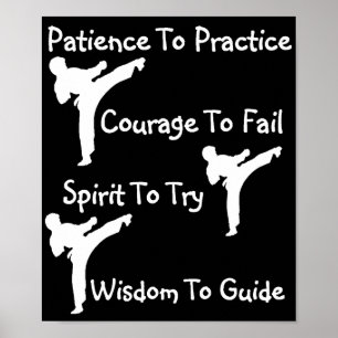 Affiches classe karaté