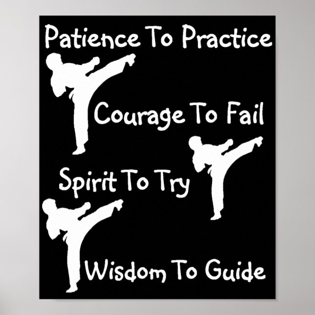 Affiches classe karaté (Devant)