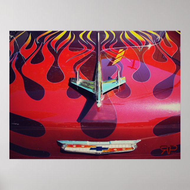 Affiches Classic Chevy Hot Rod (Devant)