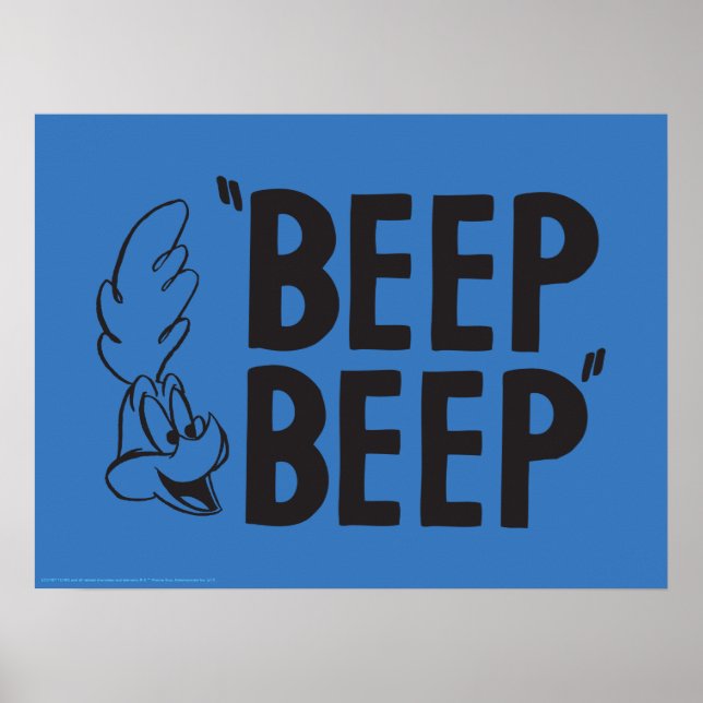 Affiches Classic ROAD RUNNER™ BEEP BEEP! (Devant)