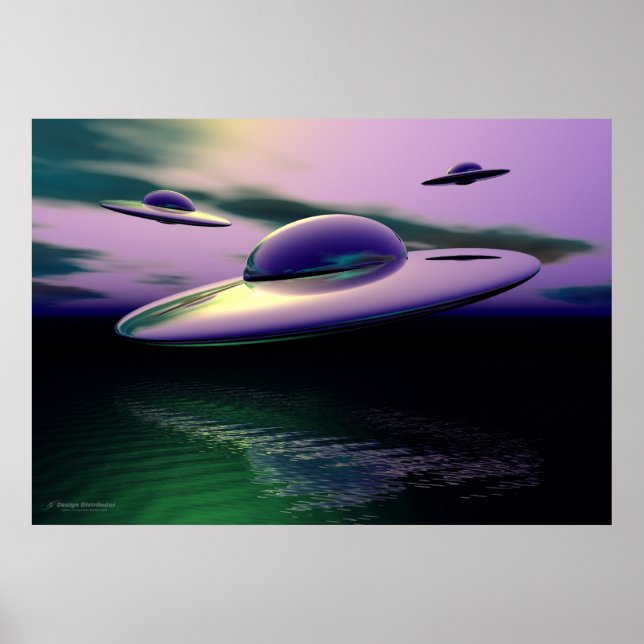 Affiches Classique UFO (Devant)