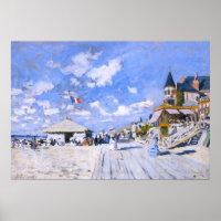 Claude Monet : À la plage de Trouville