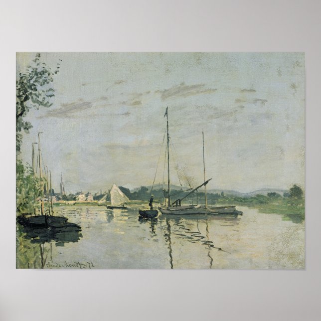 Affiches Claude Monet | Argenteuil, 1872 (Devant)