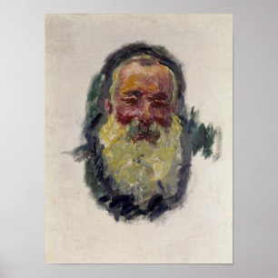 Affiches Claude Monet Autoportrait, 1917