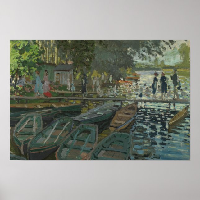Affiches Claude Monet - Baignades à La Grenouillère (Devant)
