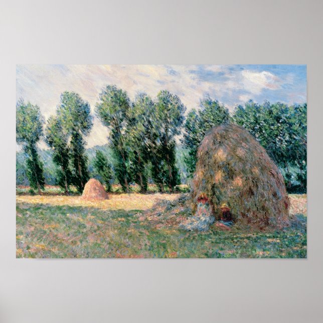 Affiches Claude Monet - Haystacks (Devant)