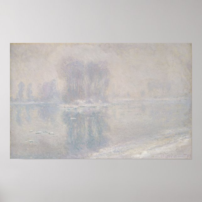 Affiches Claude Monet | Ice Floes (Devant)