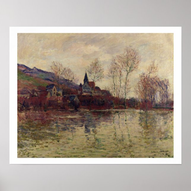 Affiches Claude Monet | Inondations à Giverny (Devant)