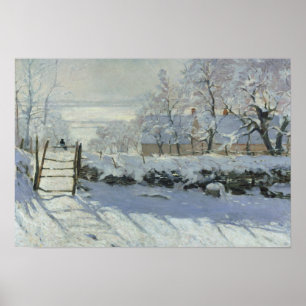 Affiches Claude Monet - La Magpie
