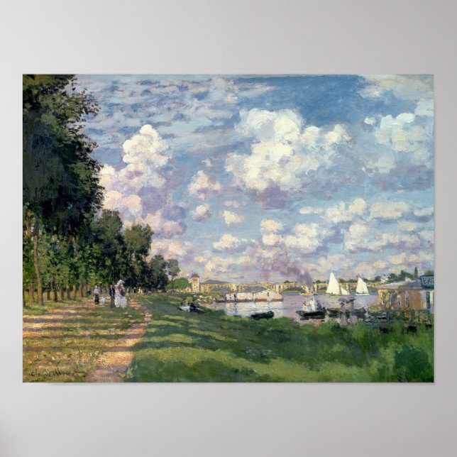 Affiches Claude Monet | La Marina à Argenteuil, 1872 (Devant)