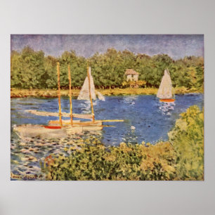 Affiches Claude Monet - La Seine à Argenteuil