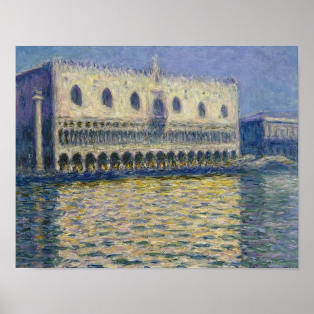 Affiches Claude Monet - Le Palais des Doges (Devant)