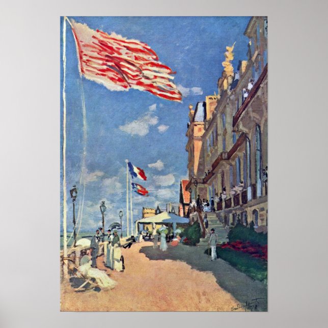 Affiches Claude Monet - L'Hôtel des Roches Noires (Devant)