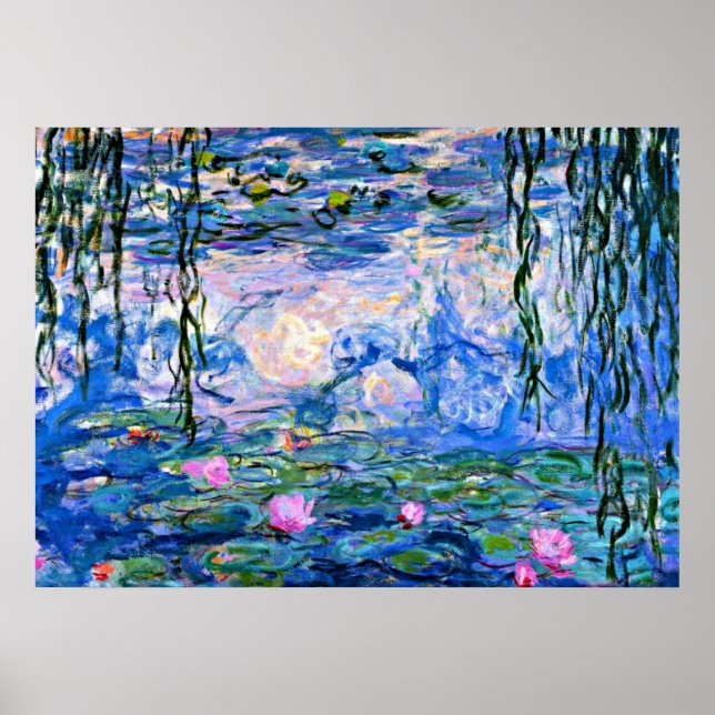 Affiches Claude Monet - Lys à eau, 1919 (Devant)