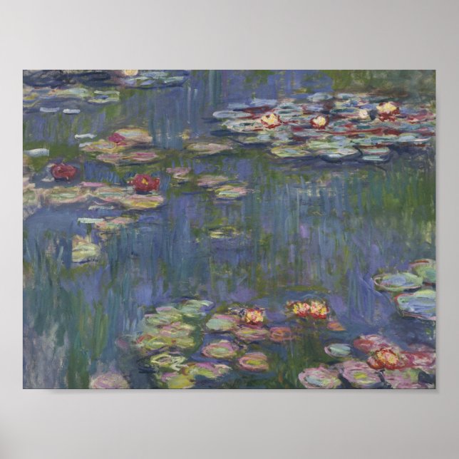 Affiches Claude Monet - Lys d'eau (Devant)