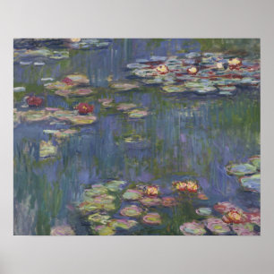 Affiches Claude Monet - Lys d'eau
