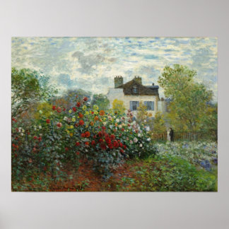 Affiches Claude Monet: The Artist's Garden in Argenteuil