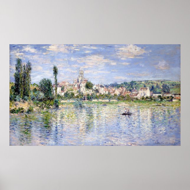 Affiches Claude Monet Vétheuil en été (Devant)