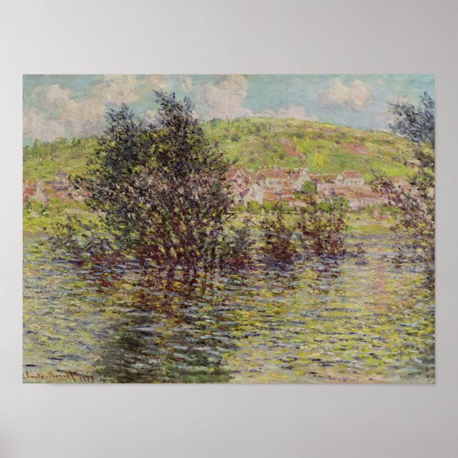 Affiches Claude Monet | Vetheuil, Vue depuis Lavacourt, 187 (Devant)