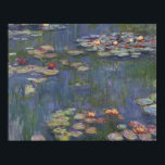 Affiches Claude Monet - Water Lilies<br><div class="desc">Water Lilies by Claude Monet, 1916. Claude Monet was a founder of French Impressionist painting, and the most consistent and prolific practitioner of the movement's philosophy of expressing one's perceptions before nature, especially as applied to plein-air landscape painting. The term "Impressionism" is derived from the title of his painting Impression,...</div>