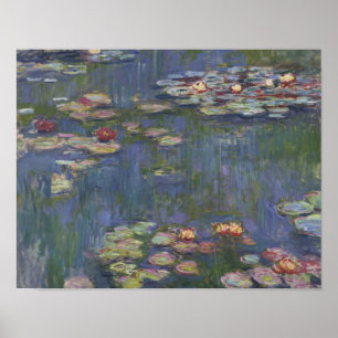 Affiches Claude Monet - Water Lilies