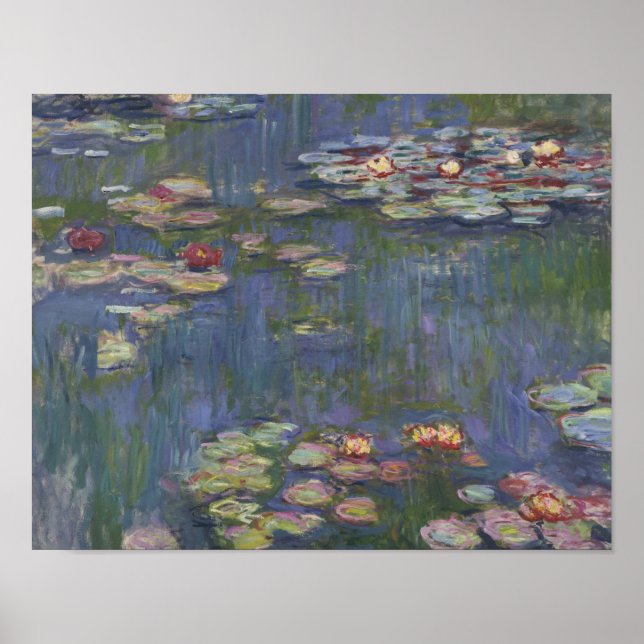 Affiches Claude Monet - Water Lilies (Devant)