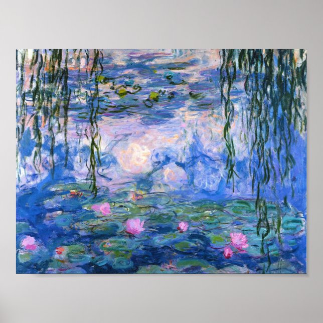 Affiches Claude Monet Water Lilies 1919 (Devant)