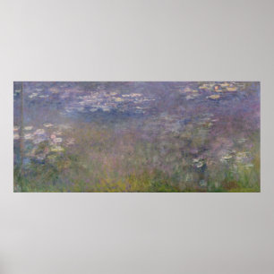 Affiches Claude Monet   Water Lilies Agapanthus
