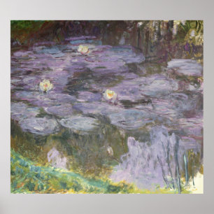 Affiches Claude Monet Waterlilies