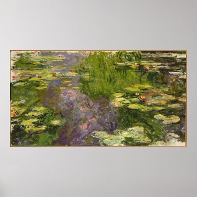 Affiches Claude Monet | Waterlilies (Devant)