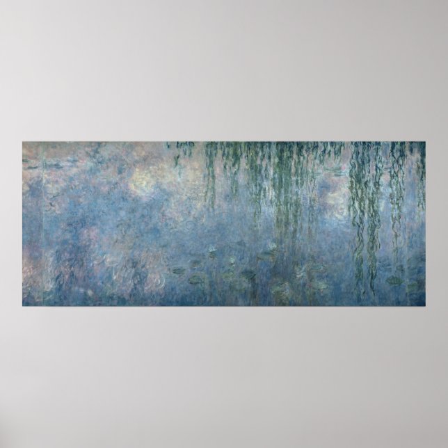 Affiches Claude Monet | Waterlilies: Weeping Willows, 1914 (Devant)