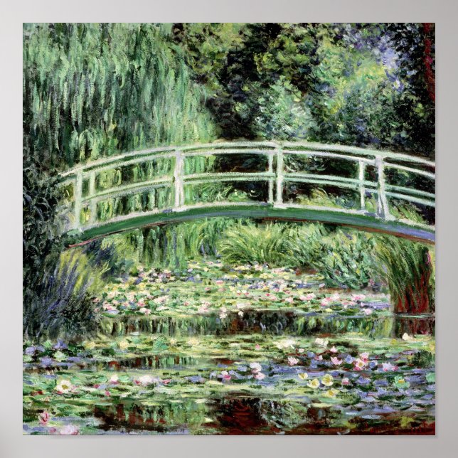 Affiches Claude Monet | White Waterlilies, 1899 (Devant)