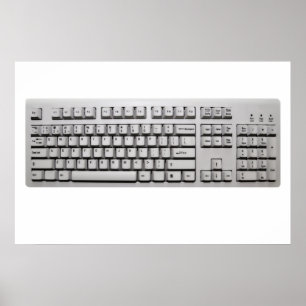 Affiches clavier d'ordinateur