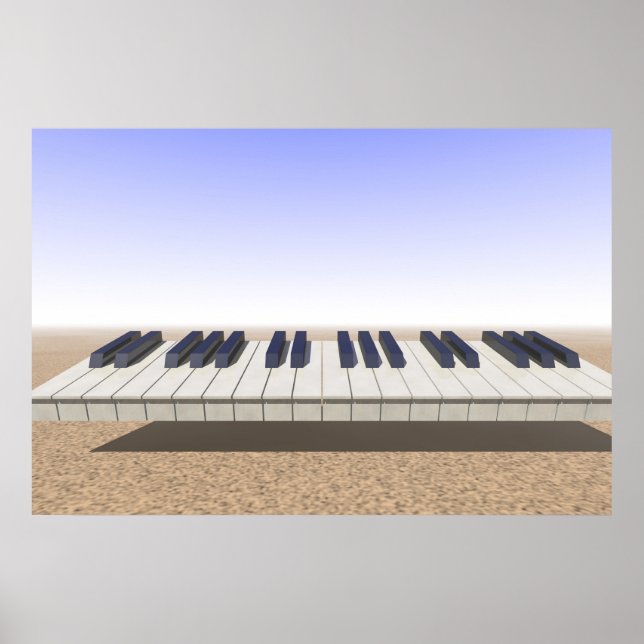 Affiches Clavier du désert (Devant)