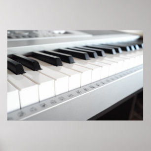 Affiches Clavier numérique pour piano