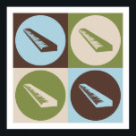 Affiches Clavier Pop Art<br><div class="desc">Clavier Pop Art. Obtenez ce design amusant avec votre passe-temps,  votre occupation ou votre obsession sur de grands t-shirts,  autocollants et bien plus encore. Ils font aussi de grands cadeaux !</div>