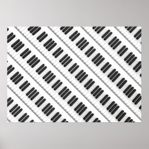 Affiches Clavier pour piano