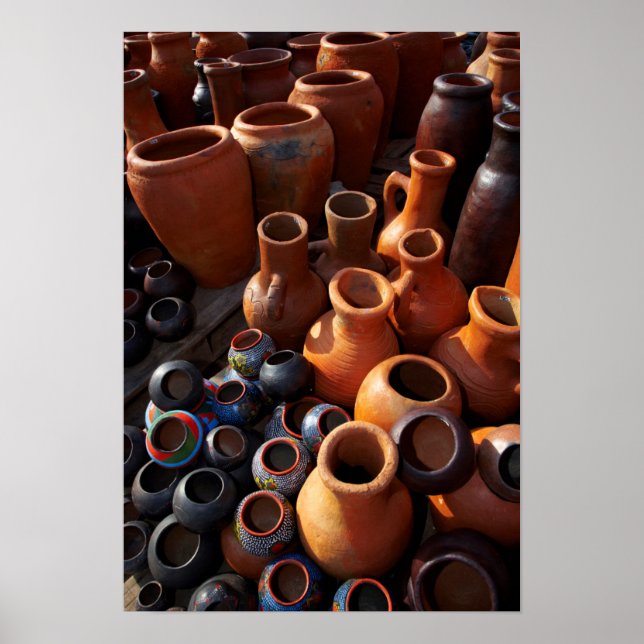 Affiches Clay Pots, Hazyview, Mpumalanga, South Africa (Devant)