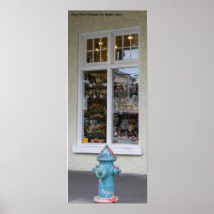 Affiches Clé de l'hydratant d'incendie de l'ouest