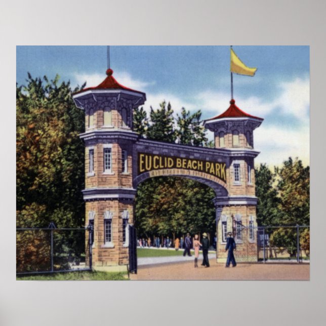 Affiches Cleveland Ohio Euclid Beach Park (Devant)