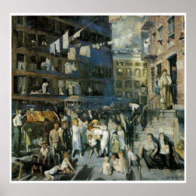 Affiches Cliff Dwellers, 1913 George Bellows (Devant)