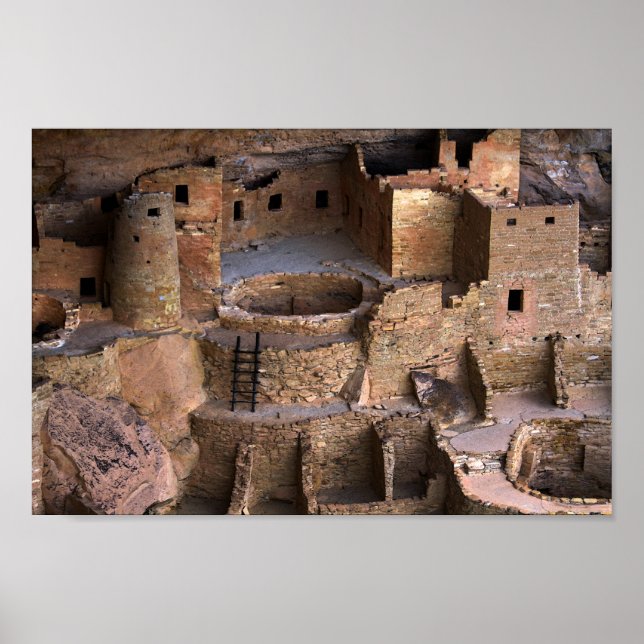 Affiches Cliff Palace, Mesa Verde, Colorado (Devant)