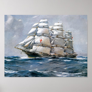 Affiches Clipper à voile Dreadnough