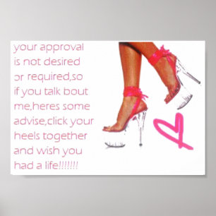 Affiches Cliquez sur vos talons
