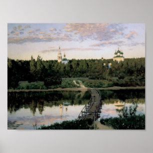 Affiches Cloître tranquille d'Isaac Levitan-