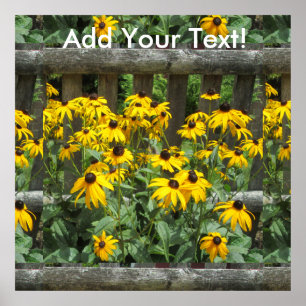 Affiches Clôture Patinée du cluster de marais